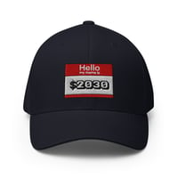 Image 4 of "HELLO" Flex-Fit twill cap