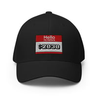 Image 5 of "HELLO" Flex-Fit twill cap