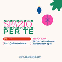 Image 1 of 1 Gift card Spazio INTO yoga