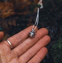 Tiny acorn pendant