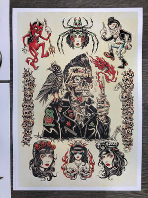 Image of Switchblade crew print