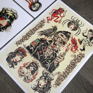 Image of Switchblade crew print