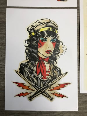 Image of Switchblade sister print