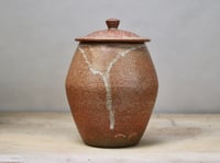 Image 1 of Shino glazed lidded jar