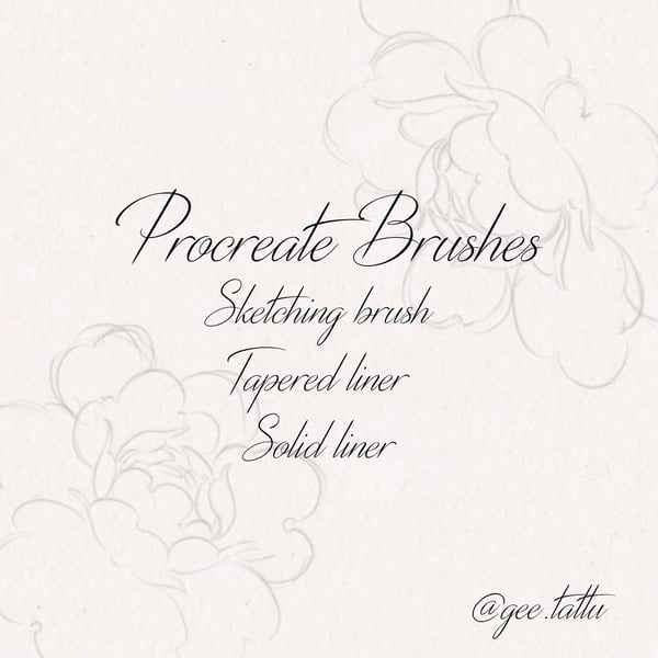 Image of Procreate brush set 