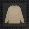 COVE WORKWEAR WASHED KHAKI HEAVY L/S TEE