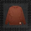 COVE BURNT ORANGE HEAVY LONG SLEEVE