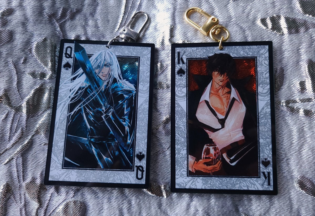 Image of katekyo hitman reborn | xanxus & squalo charms