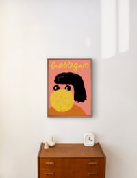 Image 4 of Poster - bubblegum Gelb