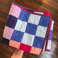 Image 4 of Maroon Stroller Quilt