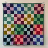 Image 2 of Robin's Egg Stroller Quilt