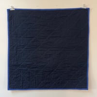 Image 3 of Cobalt Stroller Quilt