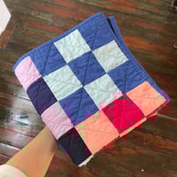 Image 1 of Cobalt Stroller Quilt