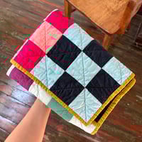 Image 1 of Chartreuse Stroller Quilt
