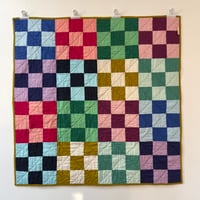 Image 2 of Chartreuse Stroller Quilt