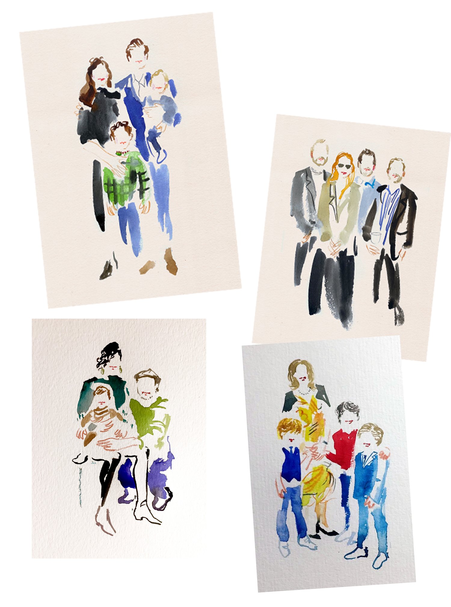 Image of Tiny Painting – GROUP / FAMILY –