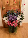 Front Porch Flower Arrangement - Multicolor