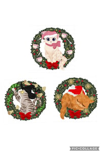 WWA XMAS CAT SET