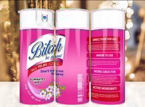 Image of Bitch Be Gone Skinny tumbler 