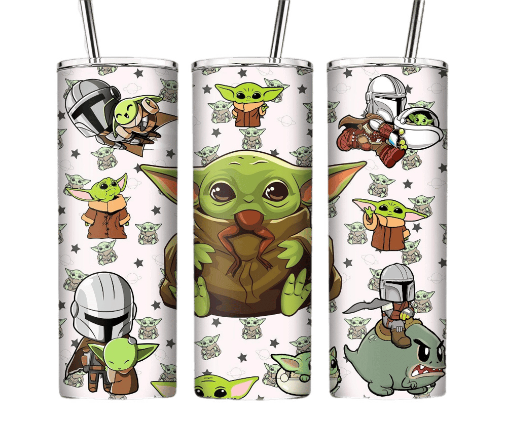 Image of Baby Yoda 20oz Tumbler