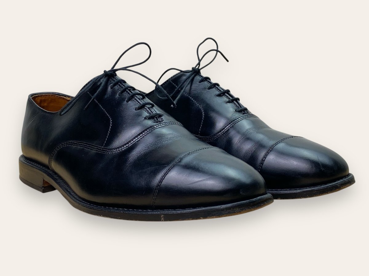 Image of Park Avenue black calf VINTAGE by Allen Edmonds