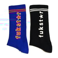 Image 1 of THE FUKSTAR SOCKS