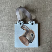 Image 3 of Hare Illustrated Wall Tile 