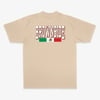 BROWNSIDE LOGO S/S TEE: KHAKI