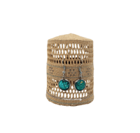 Image 2 of Green earrings 