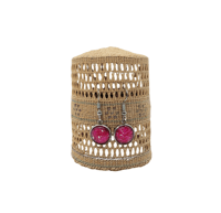 Image 2 of Pink earrings 