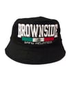 Brownside - Gang Related “Logo” Embroidered Bucket Hat [Black]