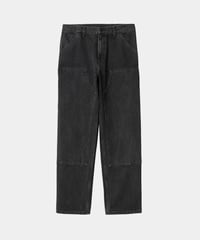 Image 1 of CARHARTT WIP_DOUBLE KNEE PANT (DENIM) :::WASHED BLACK:::