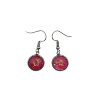 Image 1 of Pink star earrings 