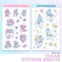 Image 2 of [NEW][PRE-ORDER] Clear Sticker Sheets
