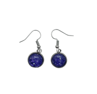 Image 1 of Purple earrings 