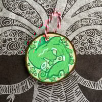 Image 5 of Wooden Shark Ornament | 2.5"x2.5"