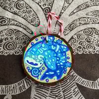 Image 6 of Wooden Shark Ornament | 2.5"x2.5"