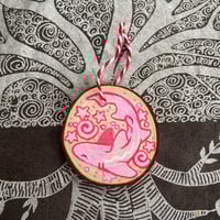Image 4 of Wooden Shark Ornament | 2.5"x2.25"