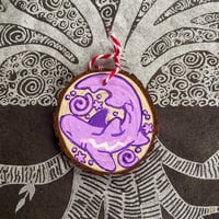 Image 3 of Wooden Shark Ornament | 2.5"x2.25"