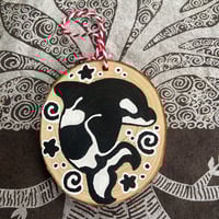 Image 4 of Wooden Shark Ornament | 3.25"x3"