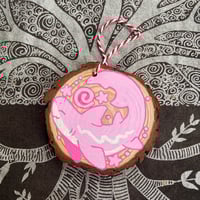 Image 6 of Wooden Shark Ornament | 3.25"x3"