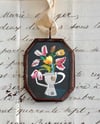 Tulips en trophe ~ giclée print in locket