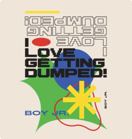Image of I Love Getting Dumped! Shirt - White (US Shipping)