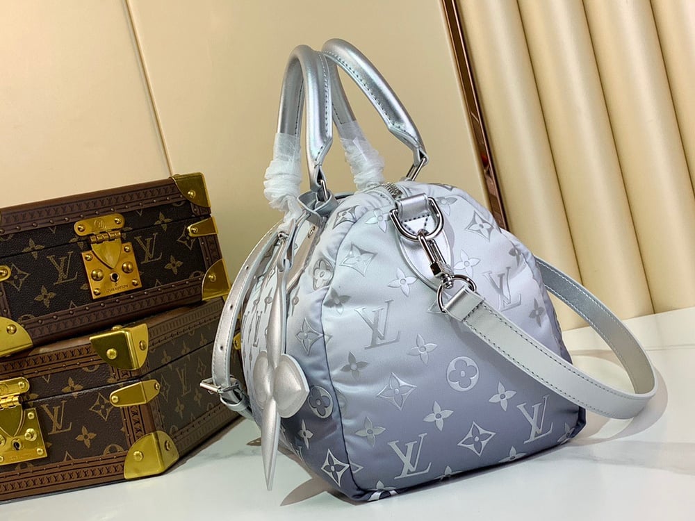 LV Silver Puffy Speedy