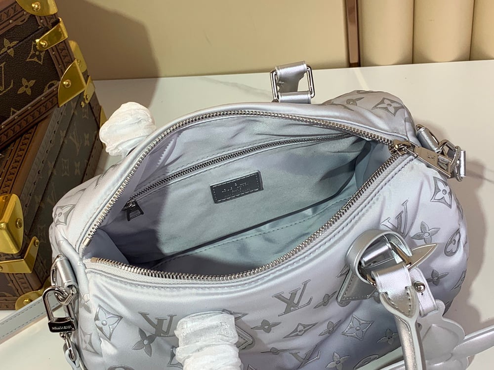 LV Silver Puffy Speedy