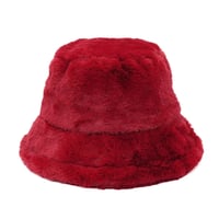 Deluxe Plush Bucket Hat MAROON