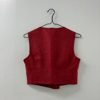 Image 2 of GFF linen vest top 