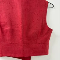 Image 7 of GFF linen vest top 