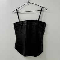 Image 1 of iceberg leather top 