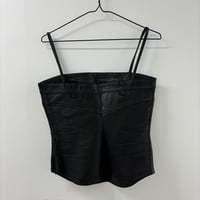 Image 2 of iceberg leather top 